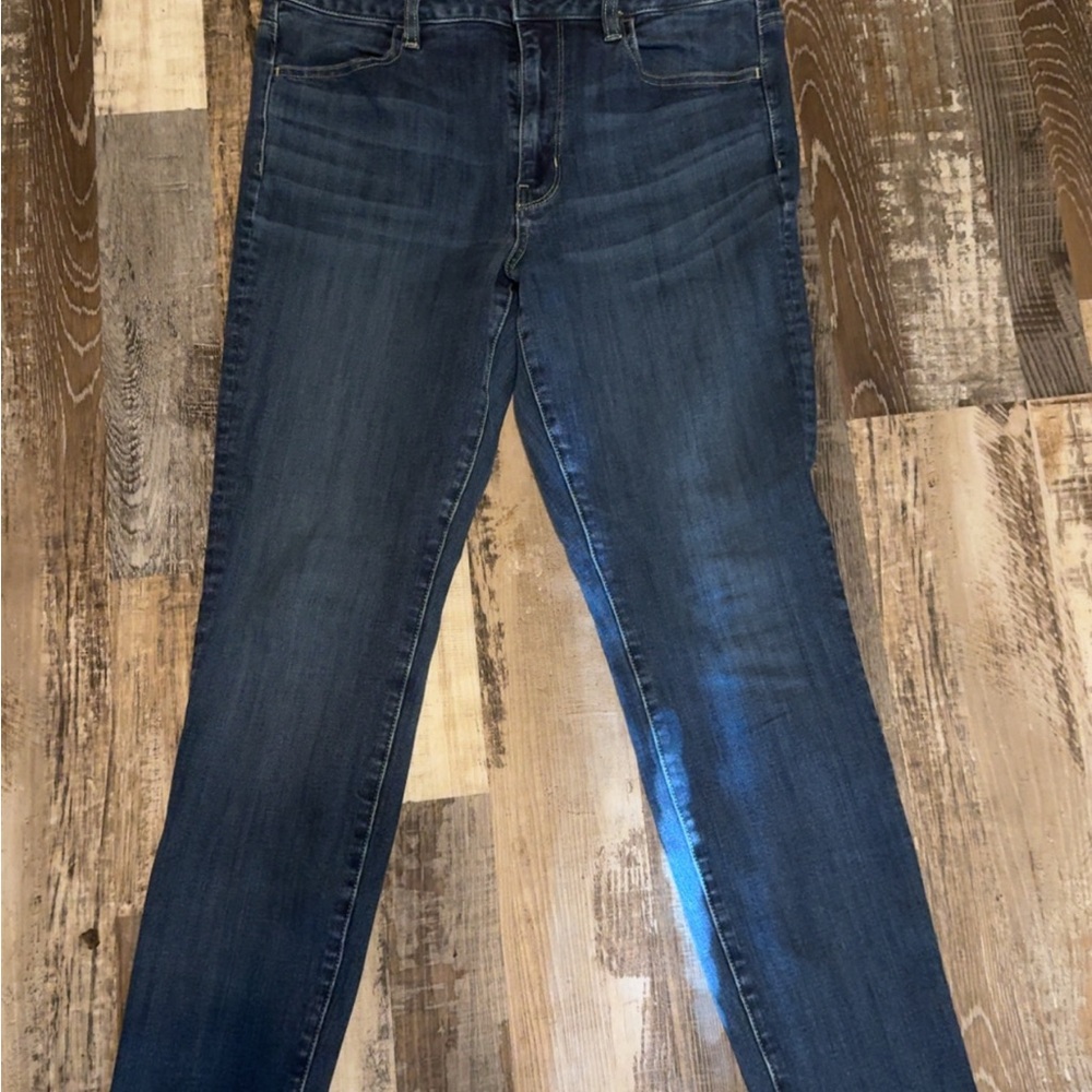 American Eagle Outfitters Blue Super Stretch Jeans